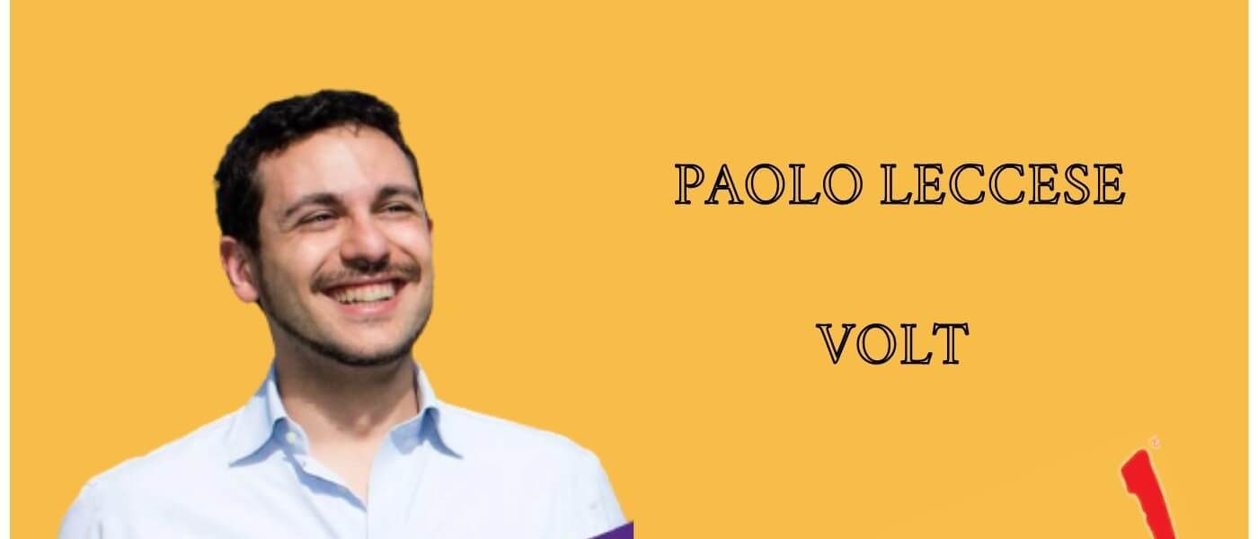 A #Roma2021 arriva Paolo Leccese di Volt. Visione europeista. Un programma per il Parlamento Europeo e la voglia di cambiamento. Quali progetti per Roma?